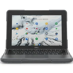 Hard Shell Laptop Case for Dell Chromebook, Gray/Clear (LT00054)<SaharaCase Clearance