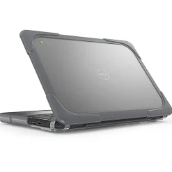 Hard Shell Laptop Case for Dell Chromebook, Gray/Clear (LT00054)<SaharaCase Clearance
