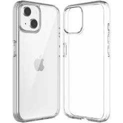SaharaCase Hybrid-Flex Hard Shell MagSafe Phone Case for iPhone 15 Plus, Shock Absorbing, Clear (CP00447)