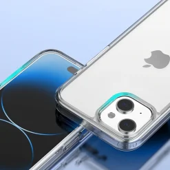 SaharaCase Hybrid-Flex Hard Shell MagSafe Phone Case for iPhone 15, Shock Absorbing, Clear (CP00438)