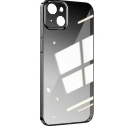 SaharaCase Hybrid-Flex Ultra Thin MagSafe Phone Case for iPhone 15 Plus, Shock Absorbing, Black (CP00449)