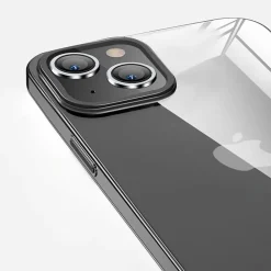 SaharaCase Hybrid-Flex Ultra Thin MagSafe Phone Case for iPhone 15, Shock Absorbing, Black (CP00440)