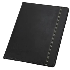Slimline Vinyl Padfolio, Black (71220)<Samsill Hot