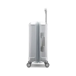 23" Hardside Carry-On Suitcase, 4-Wheeled Spinner, TSA Checkpoint Friendly, Silver (139024-7378)<Samsonite