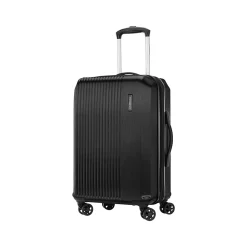 Alliance SE 22" Hardside Carry-On Suitcase, 4-Wheeled Spinner, TSA Checkpoint Friendly, Bass Black (145793-1027)<Samsonite
