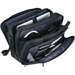 Classic Business 2.0 Laptop Briefcase, Black Polyester (144294-1041)<Samsonite Outlet
