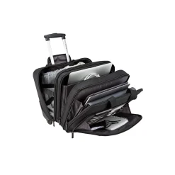 Classic Business 2.0 Laptop Rolling Briefcase, Black Polyester (141278-1041)<Samsonite Clearance