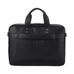 Classic Laptop Briefcase, Black Leather (126038-1041)<Samsonite Clearance