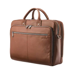 Classic Leather Top Loading Briefcase, Cognac (126039-1221)<Samsonite Hot