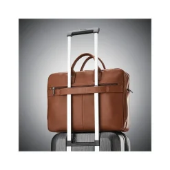 Classic Leather Top Loading Briefcase, Cognac (126039-1221)<Samsonite Hot