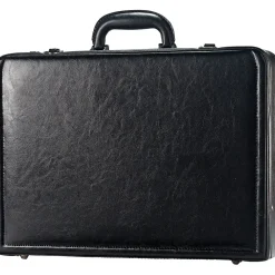 Expandable Laptop Attache, Black Leather (44077-1041)<Samsonite Discount