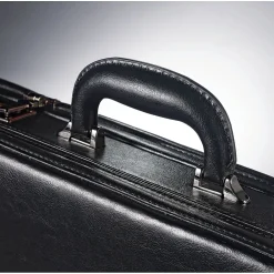 Expandable Laptop Attache, Black Leather (44077-1041)<Samsonite Discount