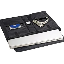 Expandable Laptop Attache, Black Leather (44077-1041)<Samsonite Discount