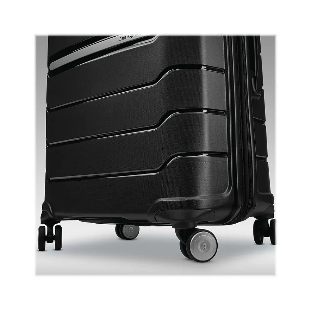 Freeform 21.25" Hardside Carry-On Suitcase, 4-Wheeled Spinner, TSA Checkpoint Friendly, Black (78255-1041)<Samsonite Discount
