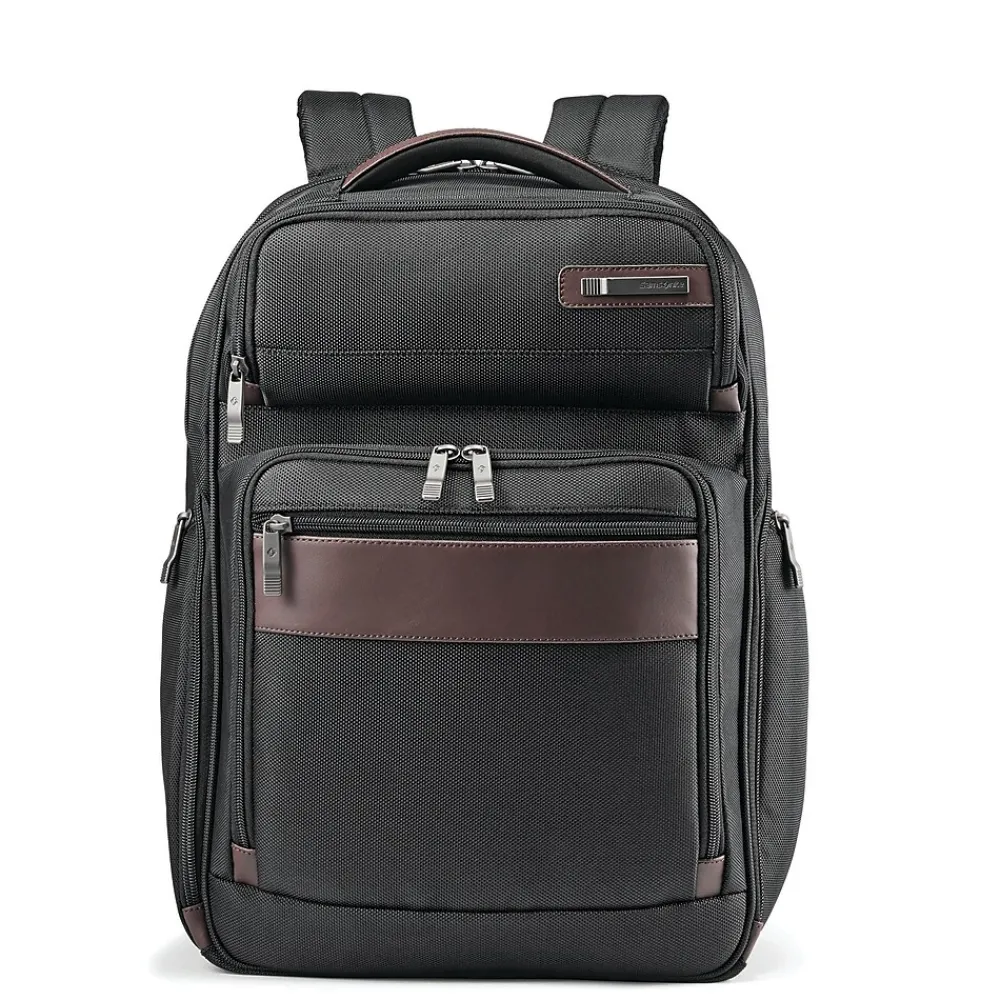 Kombi Backpack, Solid, Black/Brown (92310-1051)<Samsonite Discount