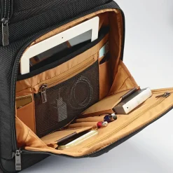 Kombi Backpack, Solid, Black/Brown (92310-1051)<Samsonite Discount