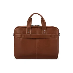Leather Briefcase, Laptop Compatible, Cognac (126038-1221)<Samsonite Online
