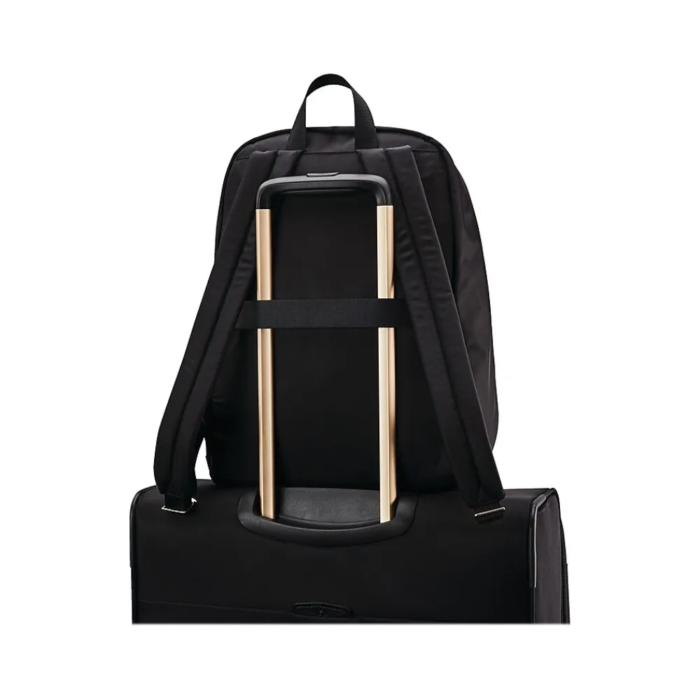 Mobile Solution Essential Laptop Backpack, Black Nylon (128170-1041)<Samsonite New