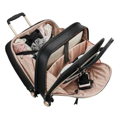 Mobile Solution Laptop Rolling Briefcase, Black Nylon (128167-1041)<Samsonite Hot