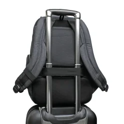 Samsonite Modern Utility Double Shot Backpack, Charcoal Heather, Ripstop Polyester (102976-5794)