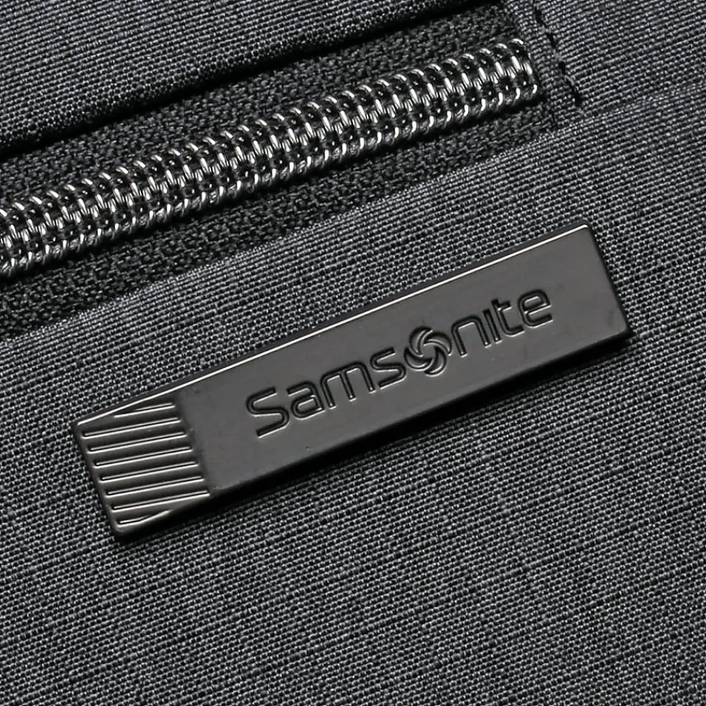 Modern Utility Double Shot Backpack, Solid, Charcoal Heather (89574-5794)<Samsonite New