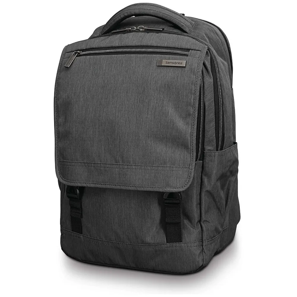 Modern Utility Paracycle Backpack, Solid, Charcoal Heather (89575-5794)<Samsonite Hot