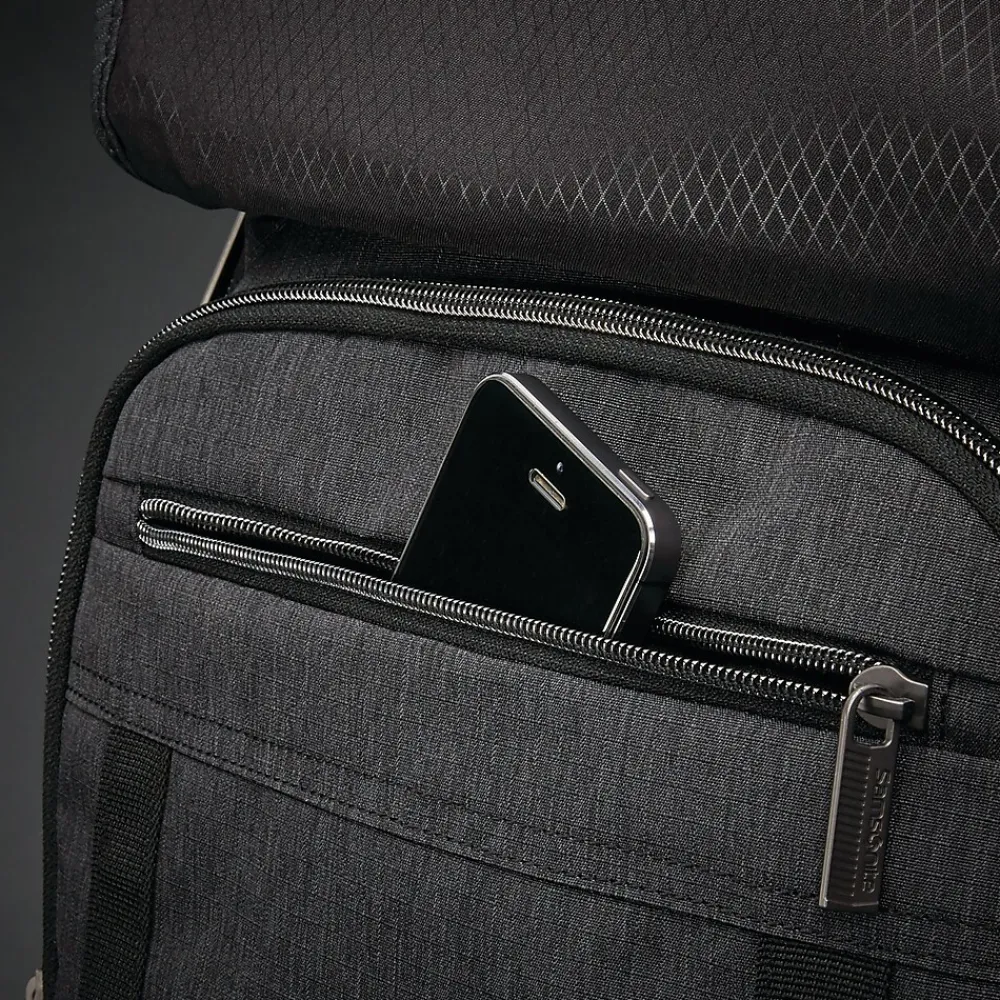 Modern Utility Paracycle Backpack, Solid, Charcoal Heather (89575-5794)<Samsonite Hot