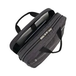 Modern Utility Polyester Top Loading Briefcase, Heathered Gray (126442-5794)<Samsonite