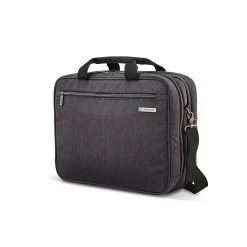 Modern Utility Polyester Laptop Briefcase, Charcoal (126442-5794)<Samsonite New