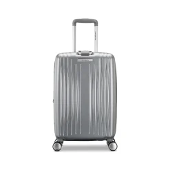 Opto 3 19.29" Hardside Carry-On Suitcase, 4-Wheeled Spinner, TSA Checkpoint Friendly, Silver (147074-7722)<Samsonite Sale