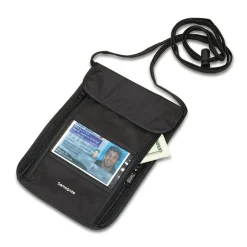 RFID Security Neck Pouch, Polyester, Black (91149-1041)<Samsonite Outlet