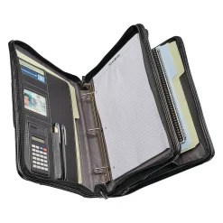 Vinyl Padfolio with Zipper Closure, Black (961465)<Samsonite Discount