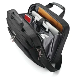 Xenon 3.0 Polyester Briefcase, Laptop Compatible, Black (89436-1041)<Samsonite New