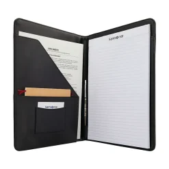 Xenon Business Leather Padfolio, Black (116468-1041)<Samsonite New