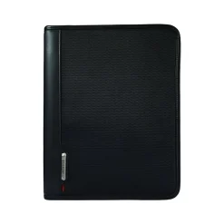 Xenon Business Fabric Padfolio with Zipper Closure, Black (116466-1041)<Samsonite New
