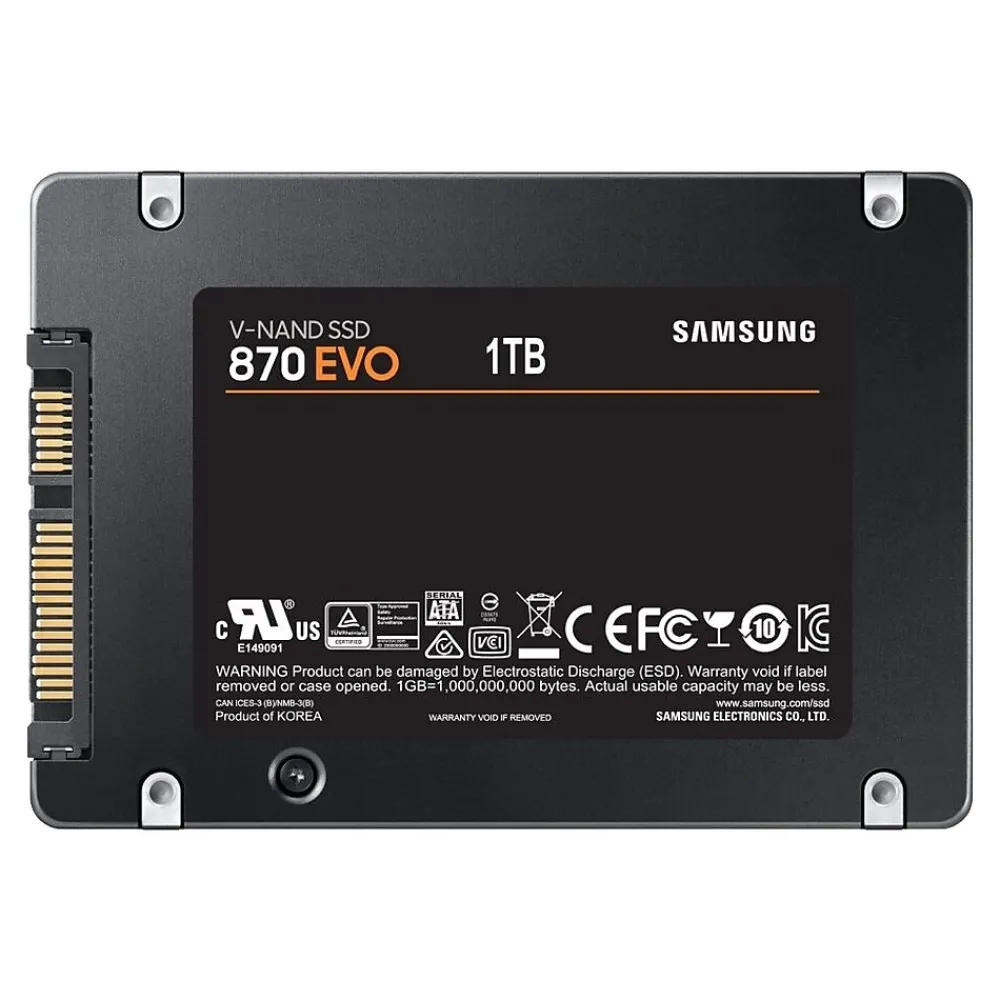 New Samsung 870 EVO MZ-77E1T0E 1TB SATA/600 Internal Solid State Drive