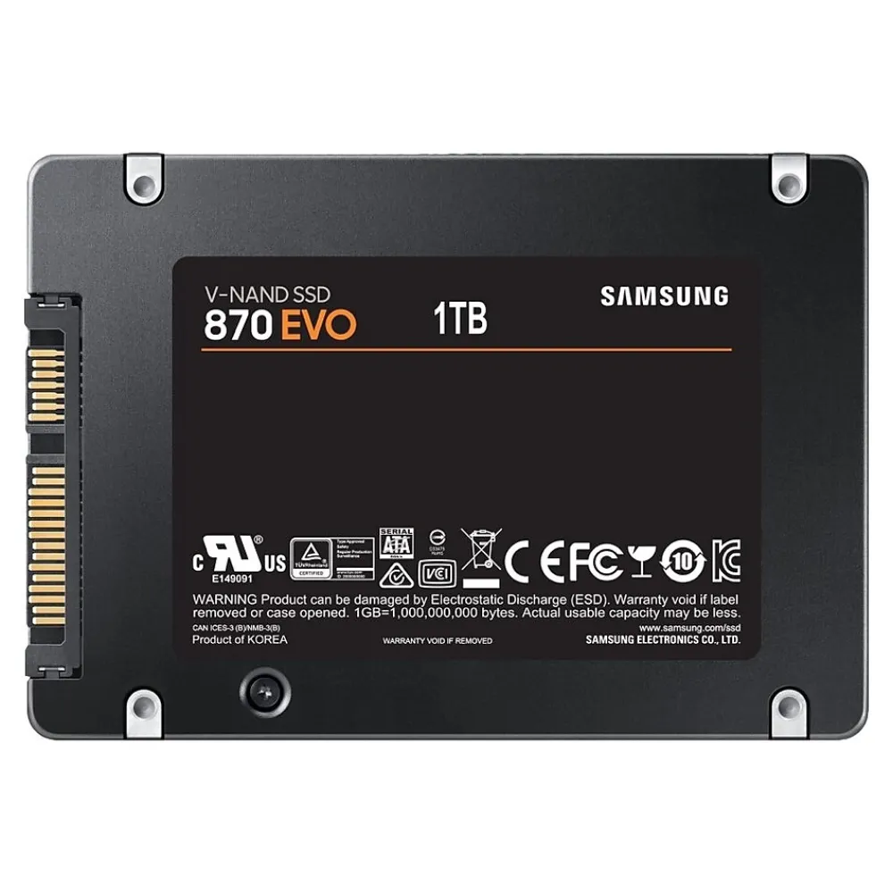 New Samsung 870 EVO MZ-77E1T0E 1TB SATA/600 Internal Solid State Drive