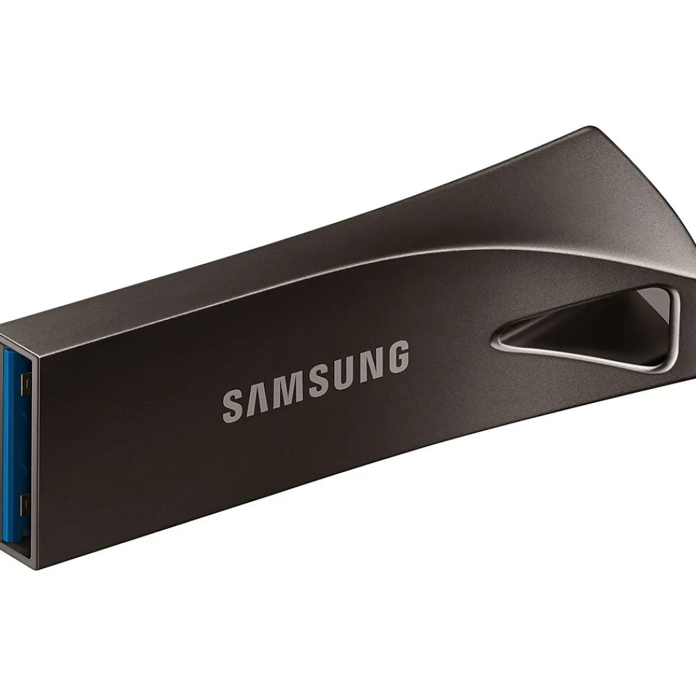 Outlet Samsung BAR Plus 256GB USB 3.1 Type A Flash Drive, Titan Gray (MUF-256BE4/AM)
