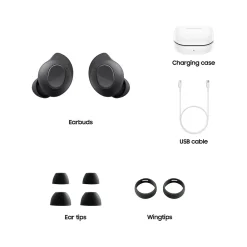 Clearance Samsung Galaxy Buds FE Wireless Active Noise Canceling Bluetooth Stereo Earbuds, Graphite (SM-R400NZAAXAR)