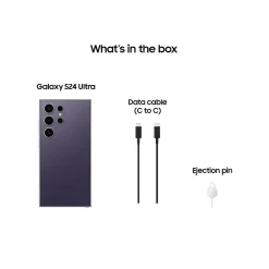 Samsung Galaxy S24 Ultra 5G Unlocked Cell Phone, 256GB, Titanium Violet (SM-S928UZVEXAA)