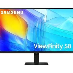 Samsung ViewFinity S8 27" 4K Ultra HD 60Hz IPS Monitor, Black (S27D806EAN)