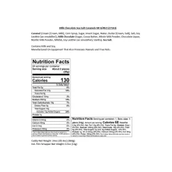 Sanders Small Batch Wonders Snack-Size Sea Salt Milk Chocolate Caramels, 24 oz., 48 Pieces/Box (27163)