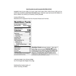 Sanders Small Batch Wonders Snack-Size Sea Salt Dark Chocolate Caramels, 24 oz., 48 Pieces/Box (27162)