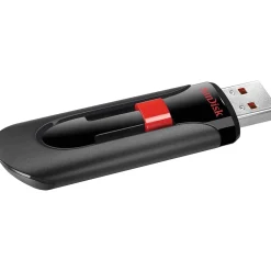 Hot SanDisk Cruzer Glide 32GB USB 2.0 Type A Flash Drive, Black/Red (SDCZ60-032G-A46)