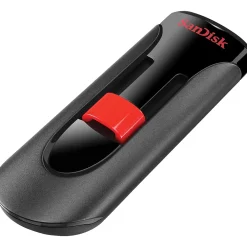 Outlet SanDisk Cruzer Glide 64GB USB 2.0 Type A Flash Drive, Black/Red (SDCZ60-064G-A46)