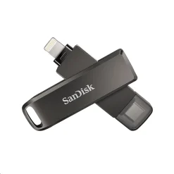 New SanDisk Dual Phone 128GB USB 3.2 Type-C/Lightning Flash Drive, Black (SDIX70N-128G-AG6NE)