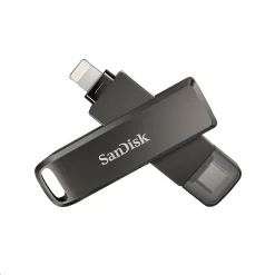 SanDisk Dual Phone 256GB USB 3.2 Type-C/Lightning Flash Drive, Black (SDIX70N-256G-AG6NE)