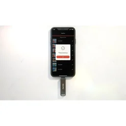 SanDisk Dual Phone 256GB USB 3.2 Type-C/Lightning Flash Drive, Black (SDIX70N-256G-AG6NE)