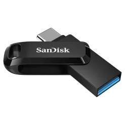 New SanDisk Ultra Dual Drive Go 32GB USB 3.1 Type-C Flash Drive, Black (SDDDC3-032G-A46)