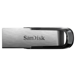Clearance SanDisk Ultra Flair 256GB USB 3.0 Type A Flash Drive, Silver/Black (SDCZ73-256G-A46)